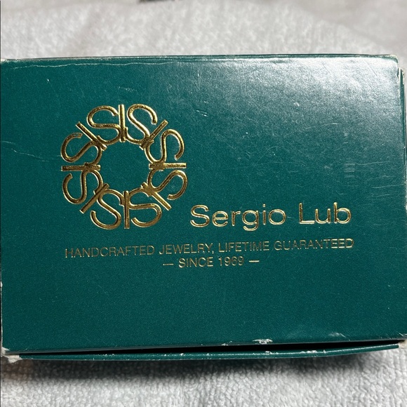 Sergio Lub handcrafted Gold tone Twist Cuff Bracelet with box - Picture 6 of 7